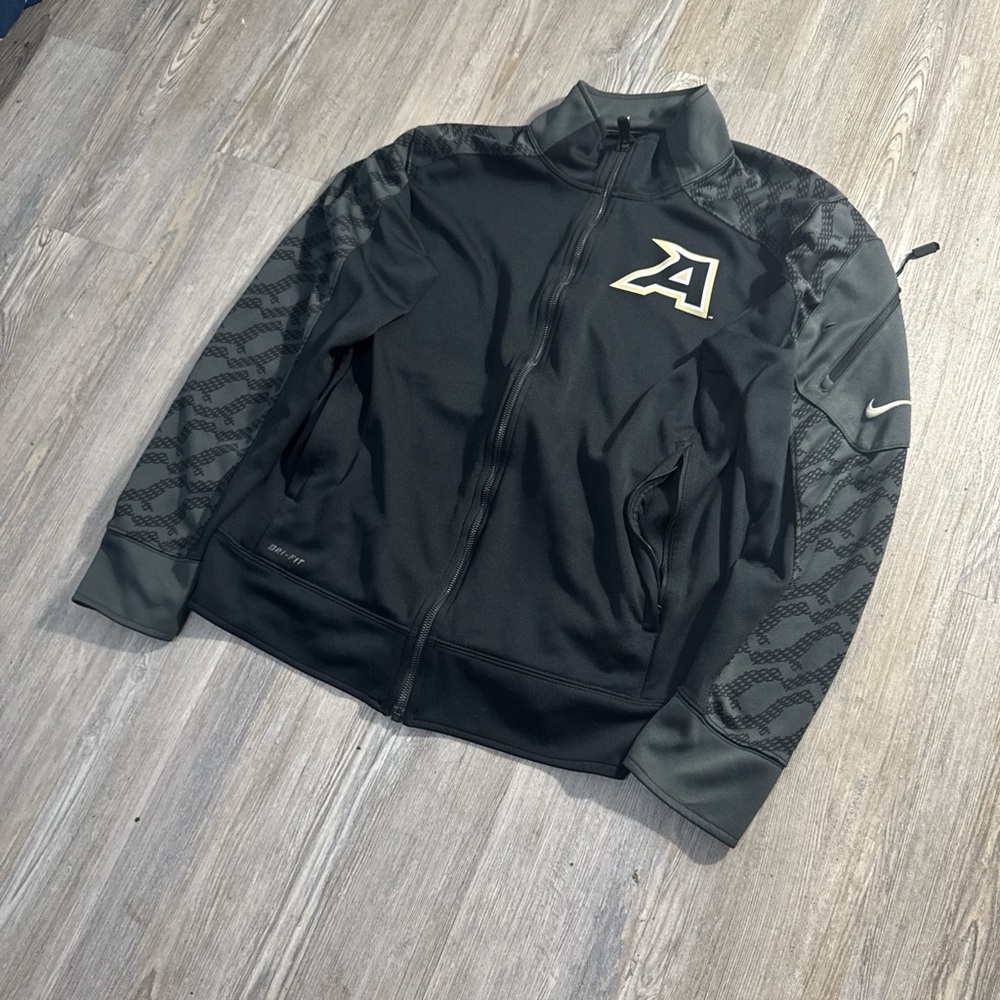 Army Black Knights Nike Black and Gray Dri-FIT Jacket